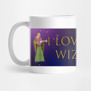 I love evil wizards, Wizard funny bumper Mug